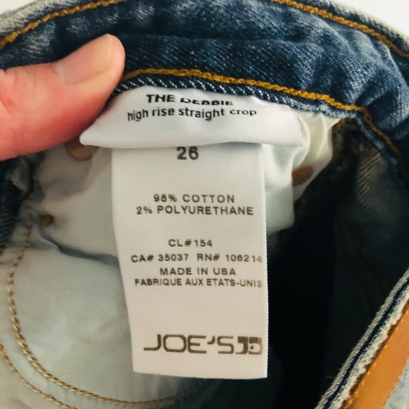 Joes Jeans Floral High Rise Raw Hem Jeans 26 - Picture 7 of 7